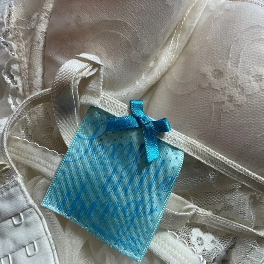 Y2K 2000's Victoria Secret Babydoll Sexy Little things Sz 34C‎ ivory Nightgown